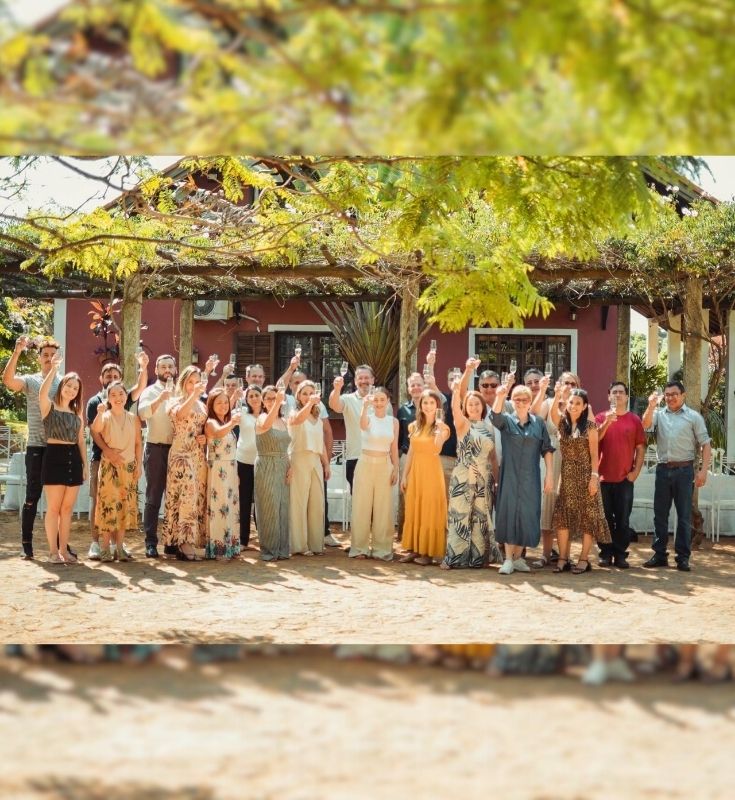 Ambiente acolhedor do Chalé Íris